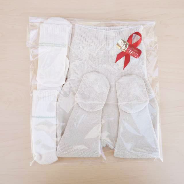 大法紡績赤ちゃん冷えとりセット〔シルク&コットン〕〔新生児～1歳〕【ラッピング無料・メール便可】