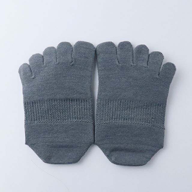 【夏季限定】大法紡績絹木綿スニーカー用5本指ソックスMLLLサイズ22～24cm24～26cm26～29cm全11色日本製【メール便可】