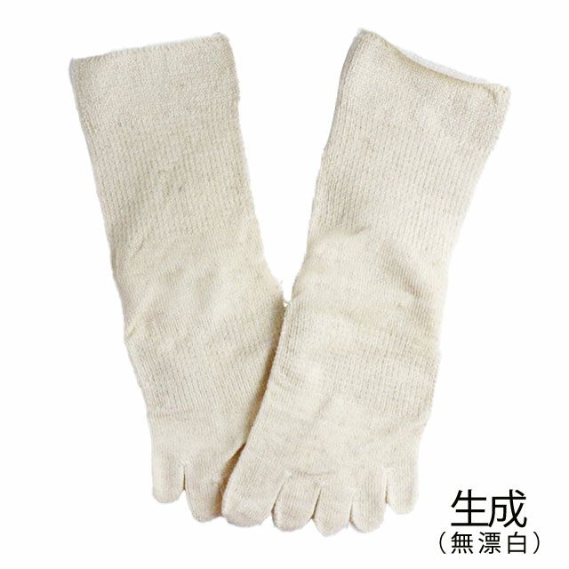 【メール便可】【夏季限定】大法紡績さわやかファイブくつ下〔シルク&リネン〕Mサイズ〔22cm～24cm〕【メール便可】/冷え取り温かい日本製冷え性冷えとり健康法