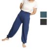 【夏季限定】大法紡績冷えとりアラビア風パンツ〔シルク&リネン〕全5色/絹麻冷え取り日本製冷え性冷えとり健康法
