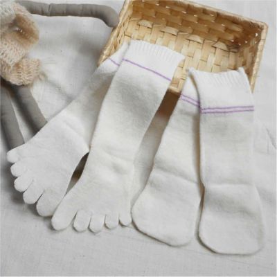 大法紡績 冷えとり園児用靴下2足セット シルク&コットン 〔16～19cm〕