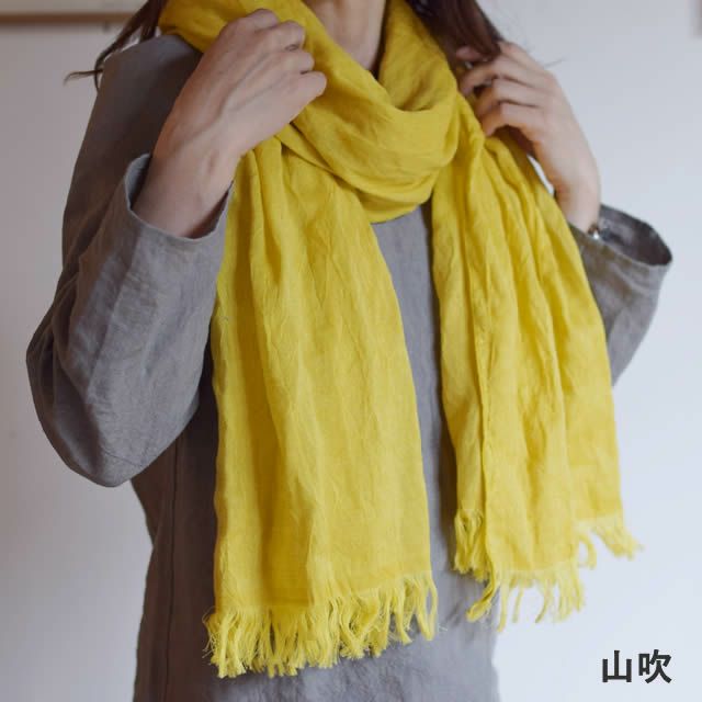 コットン&ウールストール羽織【メール便可】コンテックス/日本製/今治