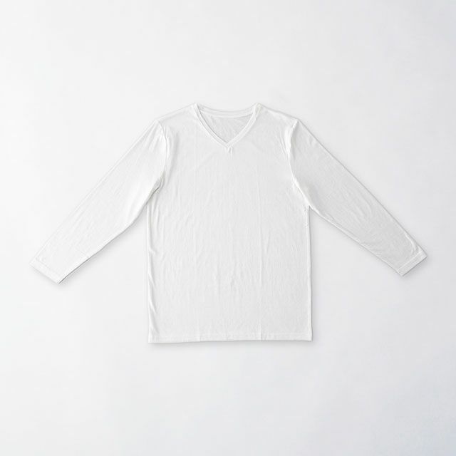 メンズシルク&コットンロングボトムマリーネ【メール便可】