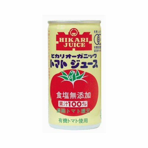 ヒカリオーガニックトマトジュース〔無塩〕190g