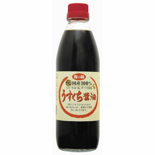 海の精国産・うすくち醤油500ml