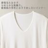 TAKEFU竹布VネックTシャツメンズオフホワイトM-L/L-LL【メール便可】