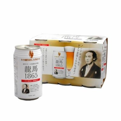 ノンアルコールビール麦芽100%　龍馬1865　〔350ml×6缶入〕