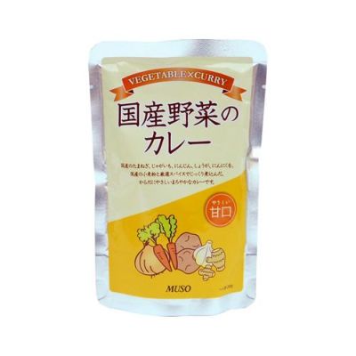 ムソー 国産野菜のカレー 〔甘口〕 200g
