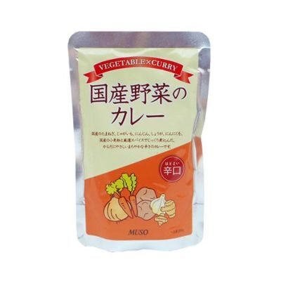 ムソー 国産野菜のカレー 〔辛口〕 200g