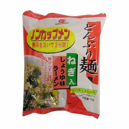 ムソーどんぶり麺（ノンカップメン）ねぎ入・しょうゆ味ラーメン1袋（78g）