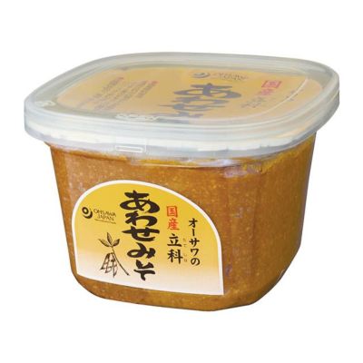 オーサワの国産立科あわせみそ 〔カップ〕　650g