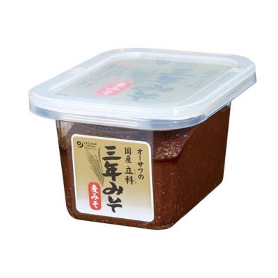 オーサワ　国内産立科三年みそ　〔麦みそ〕　300g