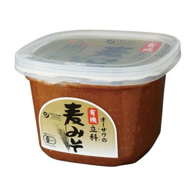 オーサワの有機立科麦みそ 〔カップ〕　650g