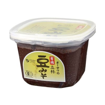 オーサワの有機立科豆みそ 〔カップ〕　650g