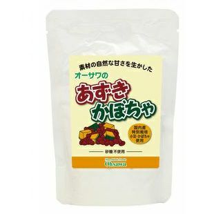 オーサワ砂糖・添加物不使用「あずきかぼちゃ」180g（レトルトパック）