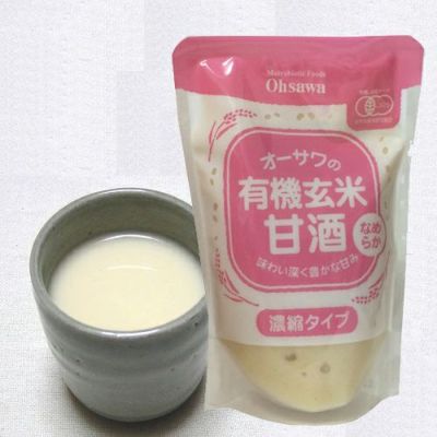 オーサワ 「有機玄米甘酒〔なめらかタイプ〕」　200g