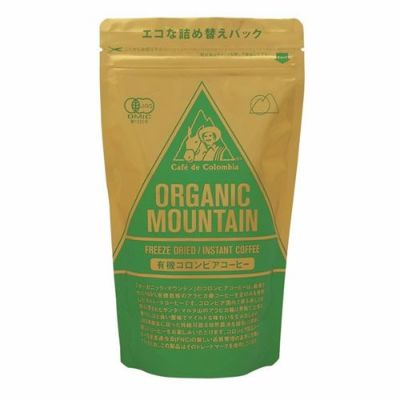 オーガニックマウンテン　有機インスタントコーヒー　〔袋〕　80g