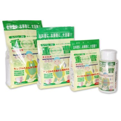 木曽路物産　内モンゴル天然素材　重曹 (BAKING SODA) 〔380g・600g・1kg・2kg〕 食品添加物