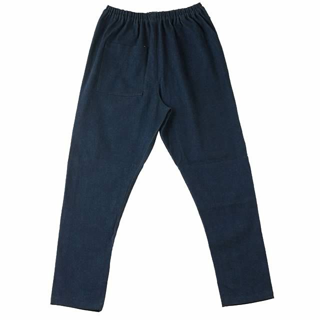 国産もんぺ福山デニムMONPE〔デニム/12オンス〕S/M/L篠原テキスタイル×うなぎの寝床【送料当店負担】