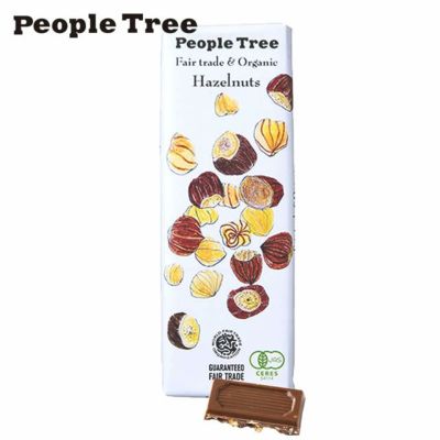 ピープルツリー フェアトレードチョコレート ヘーゼルナッツ 50g