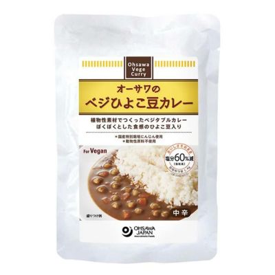 オーサワのべジひよこ豆カレー　210g