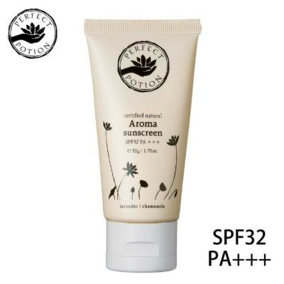 パーフェクトポーション　ナチュラルアロマ サンスクリーン（日やけ止めクリーム） (SPF32　PA +++) 50g