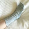 クネクネくつ下ゴムを使わない手編みのようなくつ下-24cm【メール便可】