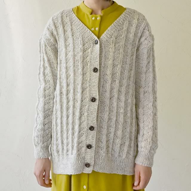 フックラロングカーディガンシサム工房
