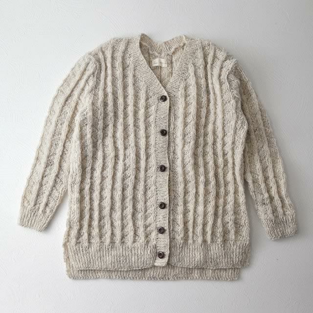 フックラロングカーディガンシサム工房