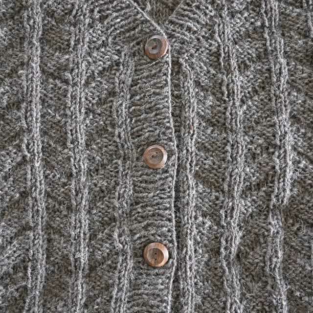 フックラロングカーディガンシサム工房