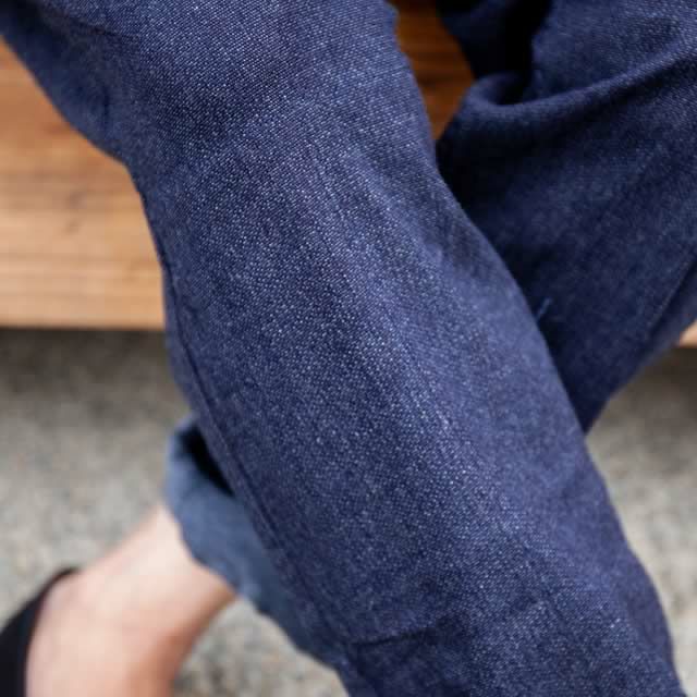 MONPEデニムクレープコラボもんぺS/M/Lsteteco.com×うなぎの寝床【送料当店負担】