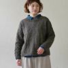 リラックスアランセーターシサム工房2024秋冬新作ウール羊毛レディーストップスフリーサイズSweater