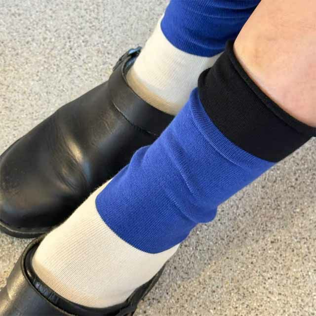 mokono日々のクネクネくつ下3colorくつ下22-25cm【メール便可】