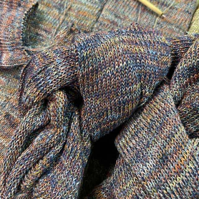 mokono日々のクネクネくつ下色合わせWoolくつ下22-26cm【メール便可】