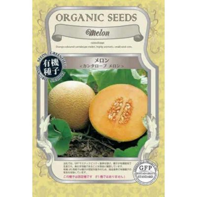 有機種子メロンカンタロープの種25粒