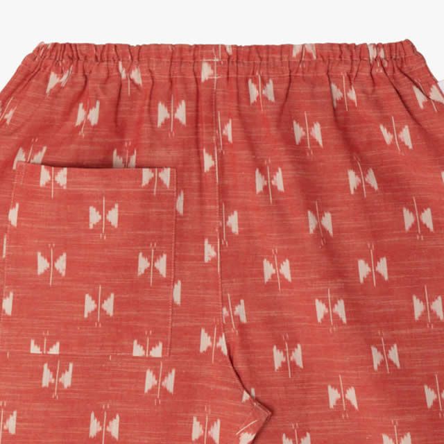 国産もんぺMONPE久留米絣Butterfly蝶々うなぎの寝床