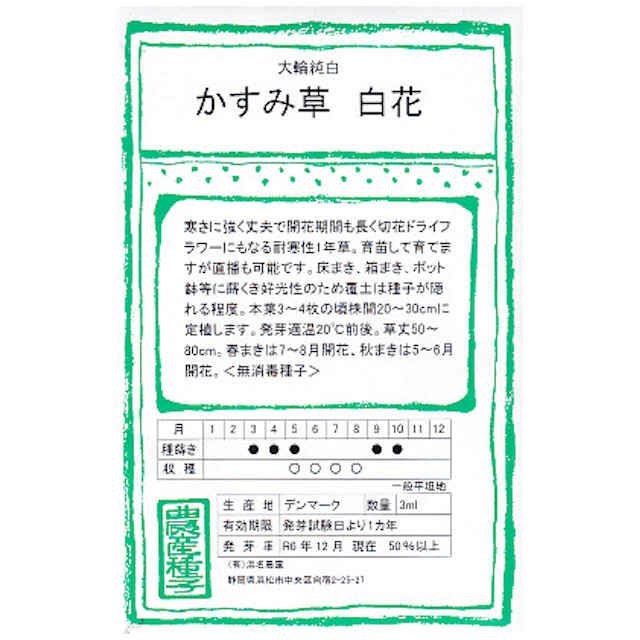 雑穀の種「もちあわ」80ml約8坪分畑懐〔はふう〕