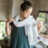 手織オーガニックコットンフワリストールシサム工房【メール便可】