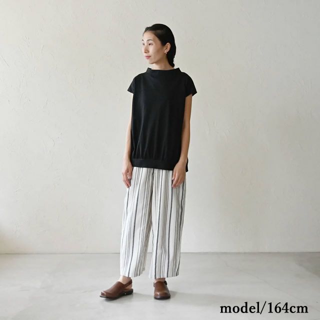 オーガニックコットンフレンチスリーブトップシサム工房【メール便可】