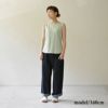 オーガニックコットンノースリーブトップシサム工房【メール便可】