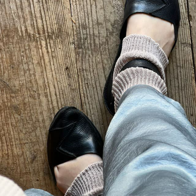 mokonoつつで温めるつむぎ綿ウォーマー