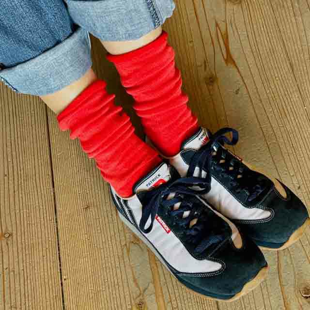 mokonoサラッと毎日のくつ下C.M丈22-25cm【メール便可】