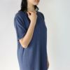 【夏季限定】大法紡績半袖ワンピース〔シルク&リネン〕日本製☆