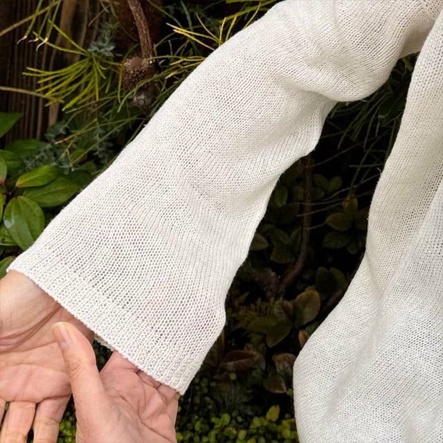 mokono一枚目の衣awase綿麻ニット【送料当店負担】