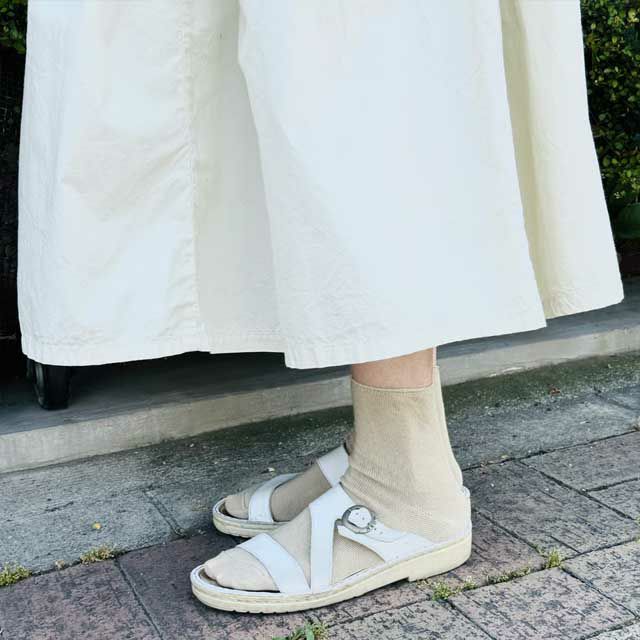 mokono日々のクネクネくつ下毎日のくつ下C.S丈22-25cm【メール便可】