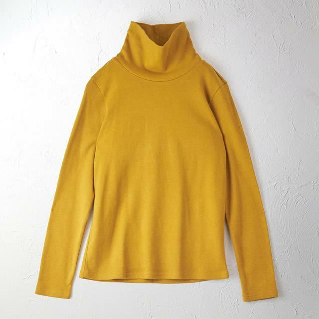 オーガニックコットンタートルネックトップシサム工房【メール便可(1点まで)】