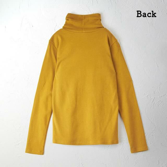 オーガニックコットンタートルネックトップシサム工房【メール便可(1点まで)】