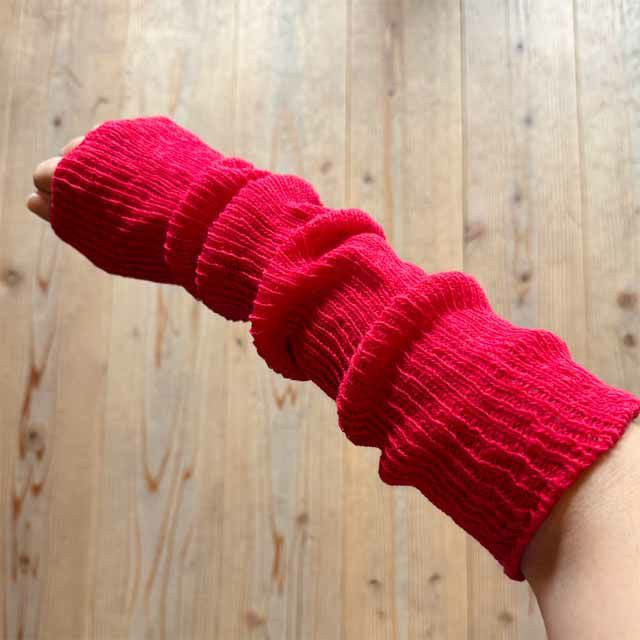 mokonoつつで温めるスラブ糸ウォーマー【メール便可】