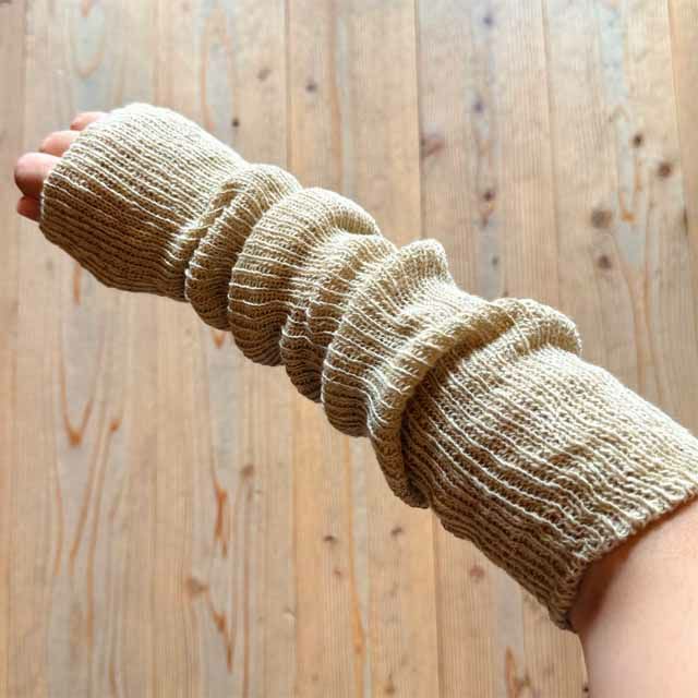 mokonoつつで温めるスラブ糸ウォーマー【メール便可】