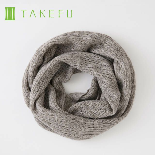 TAKEFUヤクスヌード杢グレー日本製【メール便可】